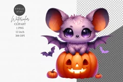 Halloween clipart, Bat clipart, Autumn clipart Product Image 1