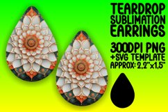 Bold Teardrop Design for DIY , Mandala Product Image 1