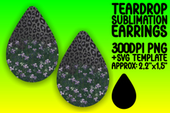 Artistic Teardrop Design for DIY , Leopard Print Product Image 1