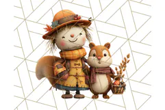 Scarecrow Festival Friends PNG Clipart Product Image 2