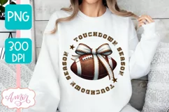 Touchdown season sublimation PNG | American Football shirt Product Image 1