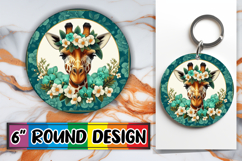 Radiant Round Designs for Kids, Giraffe Product Image 1