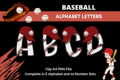 Baseball Doodle Alphabet Sport Letters Hand Draw _B148 Product Image 1