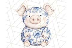 Cute Stuffed Animal Clipart, Chinoiserie Nursery Decor Png Product Image 2
