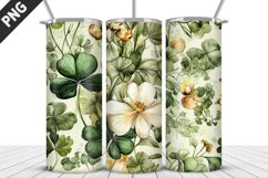 3D St Patrick&#039;s Day Tumbler Wrap| Sublimation Design Product Image 3