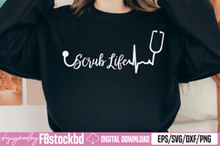 Scrub Life SVG Product Image 1