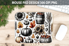 Boots Mouse pad Sublimation - Thanksgiving PNG Design Product Image 1
