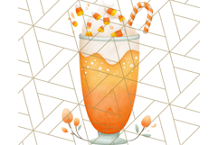 Halloween Drink Clipart PNG, Spooky Cute Beverage Art Product Image 2