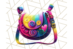 Funky Safari Animals PNG Clipart With Rainbow Hair, Cute Png Product Image 2