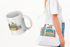 Summer Tropical Books &amp; Birds Clipart Product Image 3