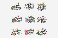 Summer Bucket List Clipart PNG, 40 Summer Activity Product Image 4