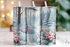 Snowy Trees Tumbler Wrap | Sublimation | Tumblers Product Image 1