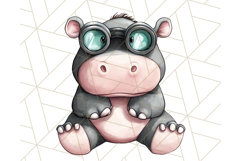 Jungle Safari Animals PNG Cute Pastel Wild Animal Clipart Product Image 2
