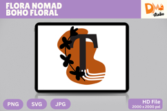 Flora Nomad Boho Floral Monogram Product Image 1