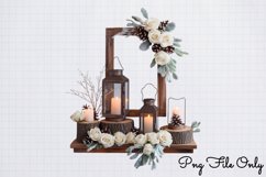 Antique Winter Photography Clipart PNG Product Image 1