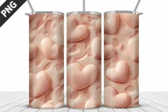 Valentines Love Skinny Tumbler PNG Wrap| Valentines Tumbler Product Image 3