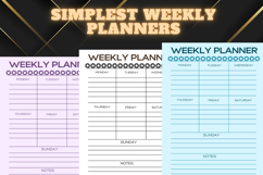 best simplest weekly planner freebie 64, free Weekly planner Product Image 1