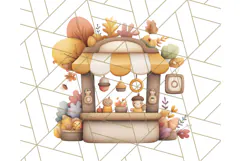 Woodland Autumn Animals PNG Clipart for Fall & Harvest Product Image 2
