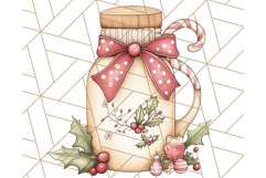 Christmas Cottagecore Kitchen Clipart PNG, Holiday Decor Product Image 2