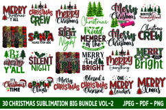 Christmas Sublimation Bundle - High-Quality 300 DPI Product Image 1