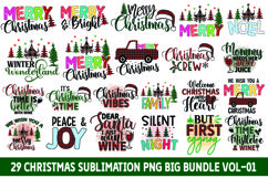 Christmas Sublimation Bundle - High-Quality 300 DPI Product Image 1