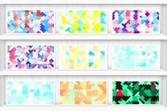 30 Colorful Squares Geometric Backgrounds Product Image 7