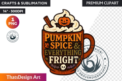 Cute Halloween Slogan Clipart PNG, halloween clipart, kawaii Product Image 1