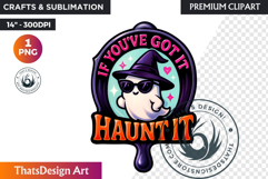 Cute Halloween Slogan Clipart PNG, halloween clipart, kawaii Product Image 1