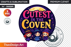 Cute Halloween Slogan Clipart PNG, halloween clipart, kawaii Product Image 1