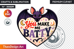 Cute Halloween Slogan Clipart PNG, halloween clipart, kawaii Product Image 1