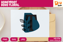 Honeyroot Boho Floral Monogram Product Image 1