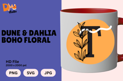 Dune &amp; Dahlia Boho Floral Monogram Product Image 1