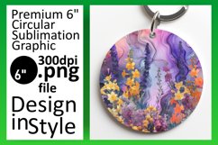 Vibrant Round Keychain Selection Product Image 1