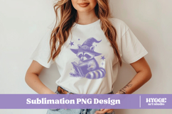 Funny Sarcastic Feral Witch Raccoon Halloween PNG DTF Bundle Product Image 13