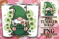 Inspiring sunsets 20oz tumbler wrap, St Patricks Product Image 1