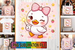 VIBRANT TOTE BAG Design Ideas PNG, Cute Goose Product Image 1