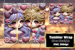 Playful 20oz Tumbler Template , 3D Characters Product Image 1