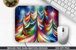 Christmas Tree Mouse Pad Sublimation,Christmas Mouse Pad PNG Product Image 1