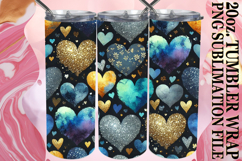 Bright Days 20oz tumbler wrap, Heart Product Image 1