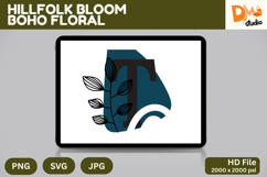 Hillfolk Bloom Boho Floral Monogram Product Image 1