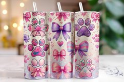 Bow &amp; paw Tumbler Wrap | Sublimation | Tumblers Product Image 1