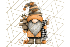 Thanksgiving Gnome Clipart PNG Cute Fall Gnomes, Gnome Png Product Image 2