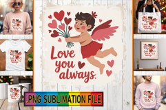 Unique Tote Bag Designs PNG, Cupid Product Image 1