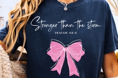Stronger Than the Storm PNG Bundle | Coquette Christian DIY Product Image 5