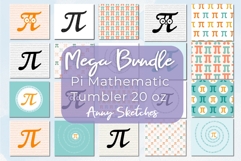 20 Pi Math Tumbler Sublimation Bundle STEM-Inspired 20 oz Product Image 3