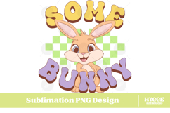 Easter Bunny Sublimation DTF Chick Farm Hip Hop Spring Joy Product Image 1