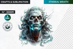 Demon Clipart, Halloween clipart, Demonic portrait clipart Product Image 1