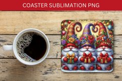 square coaster - three gnomes Product Image 1