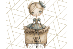Creepy Dolls Clipart PNG Haunted Toy Characters Product Image 2