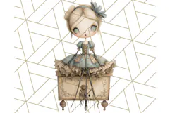 Creepy Dolls Clipart PNG Haunted Toy Characters Product Image 2
